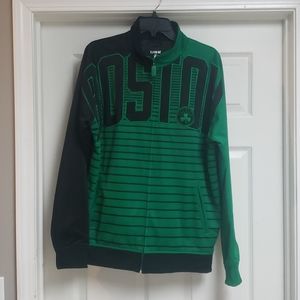 Boston Celtics size Large full zip jacket